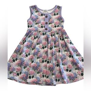 EUC Foxtail Lilies Floral Dress SPRING Size 4T